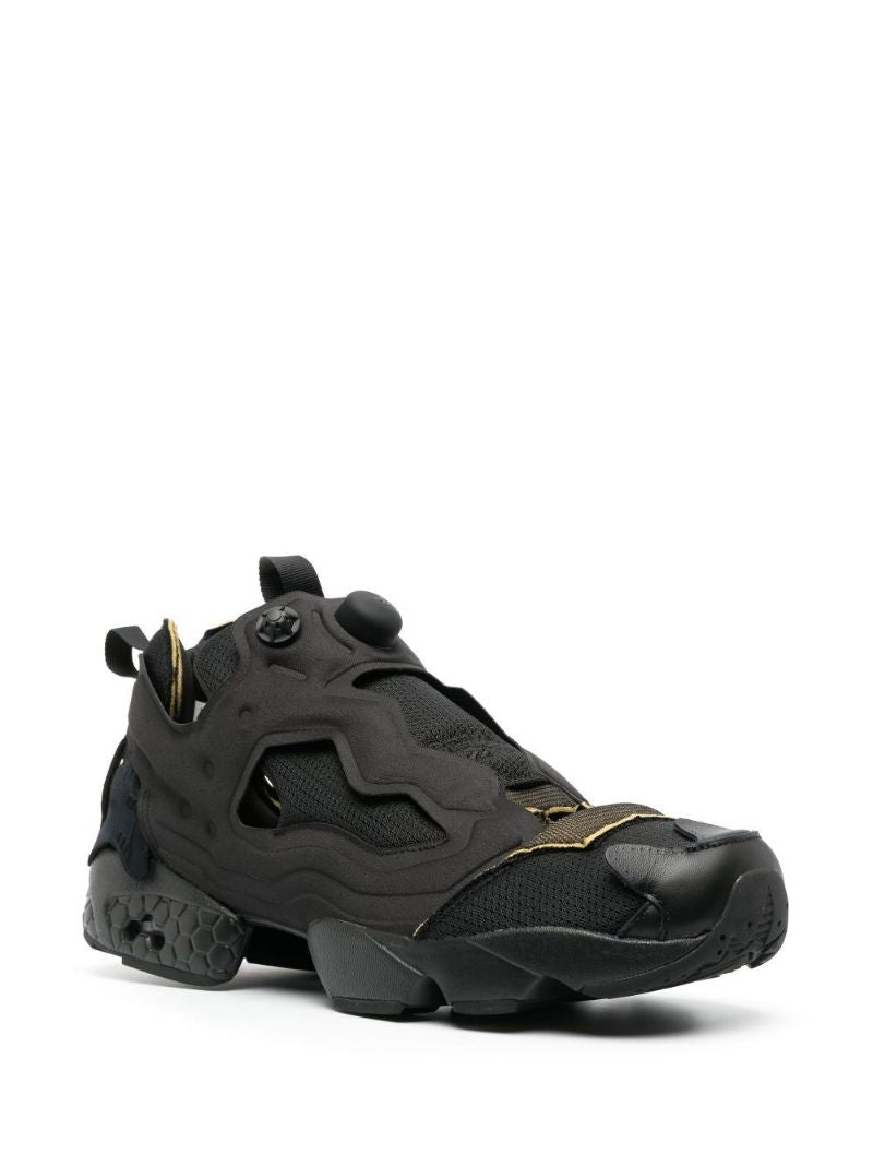 X Maison Margiela Black Instapump Fury Memory of Low-top Sneakers