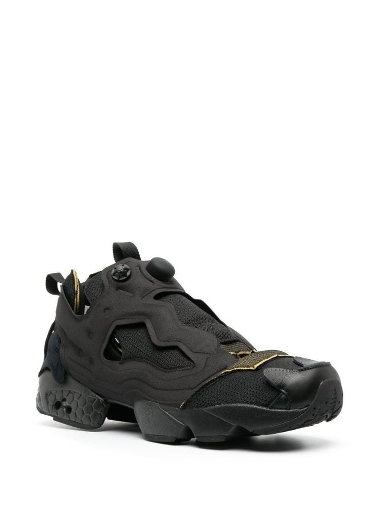 X Maison Margiela Black Instapump Fury Memory of Low-top Sneakers