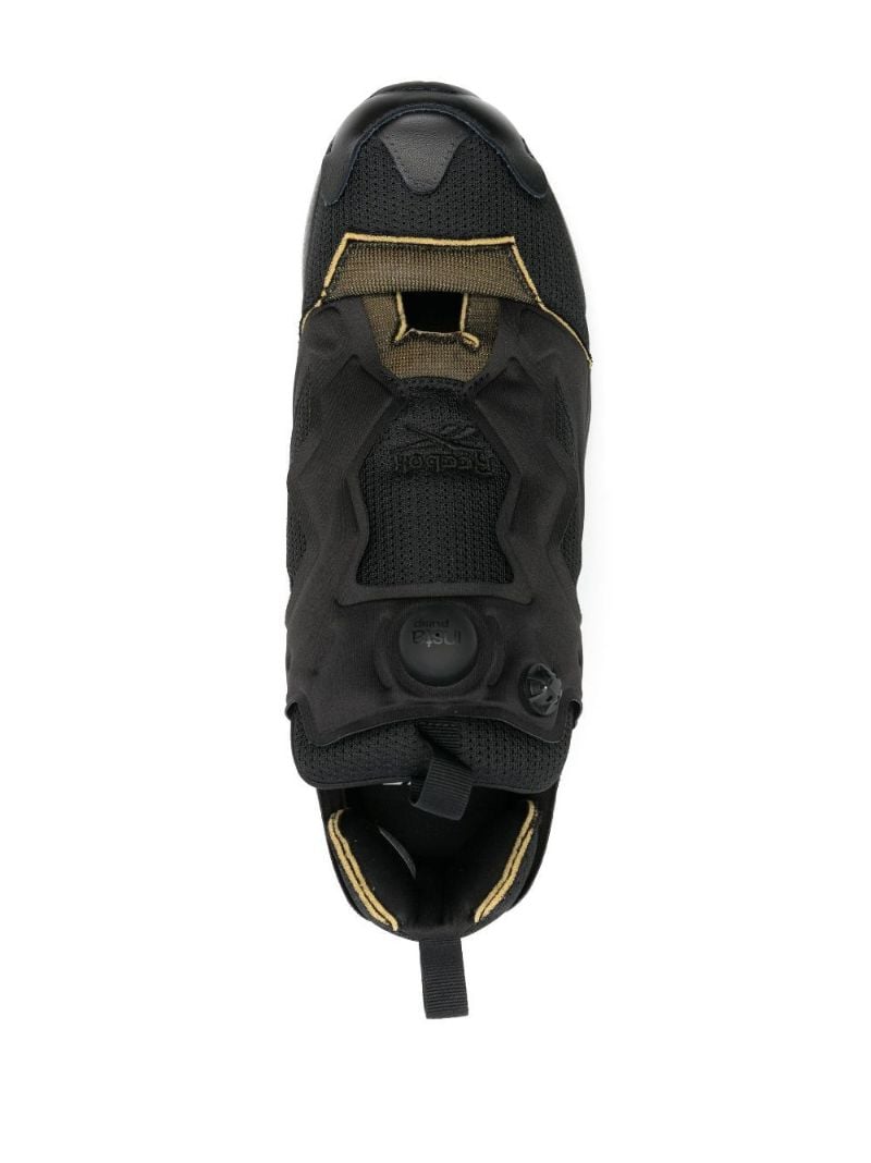X Maison Margiela Black Instapump Fury Memory of Low-top Sneakers