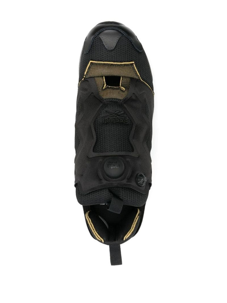 X Maison Margiela Black Instapump Fury Memory of Low-top Sneakers