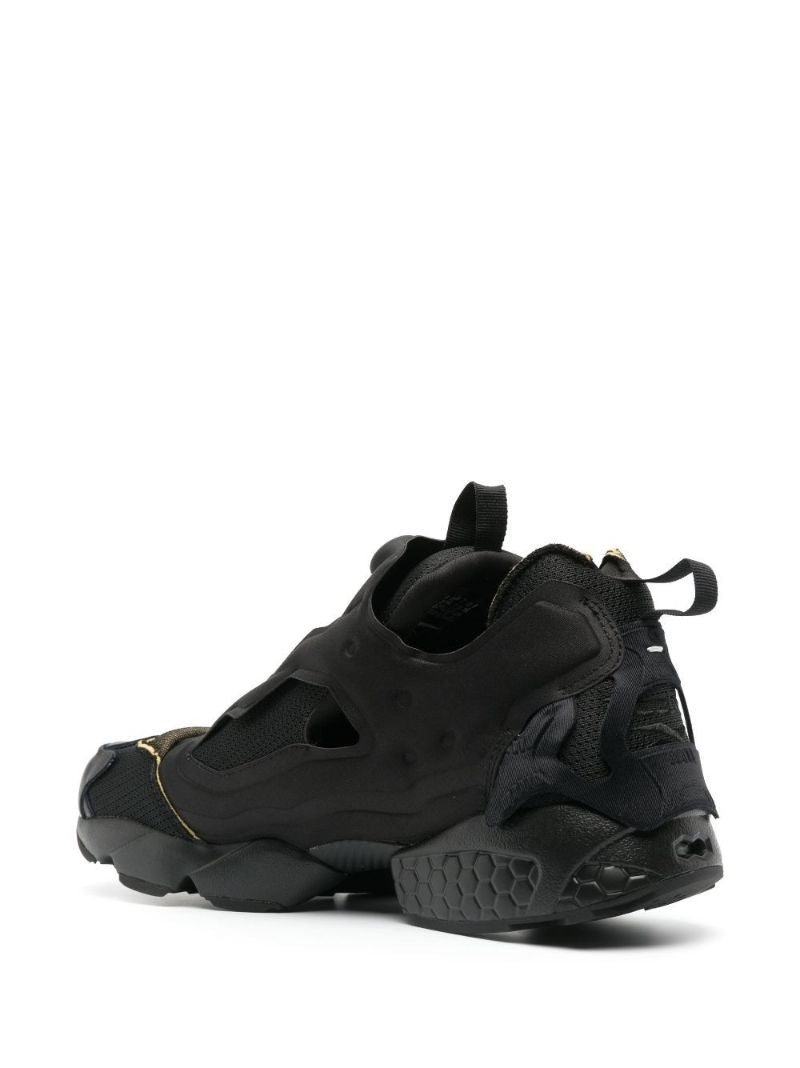 X Maison Margiela Black Instapump Fury Memory of Low-top Sneakers