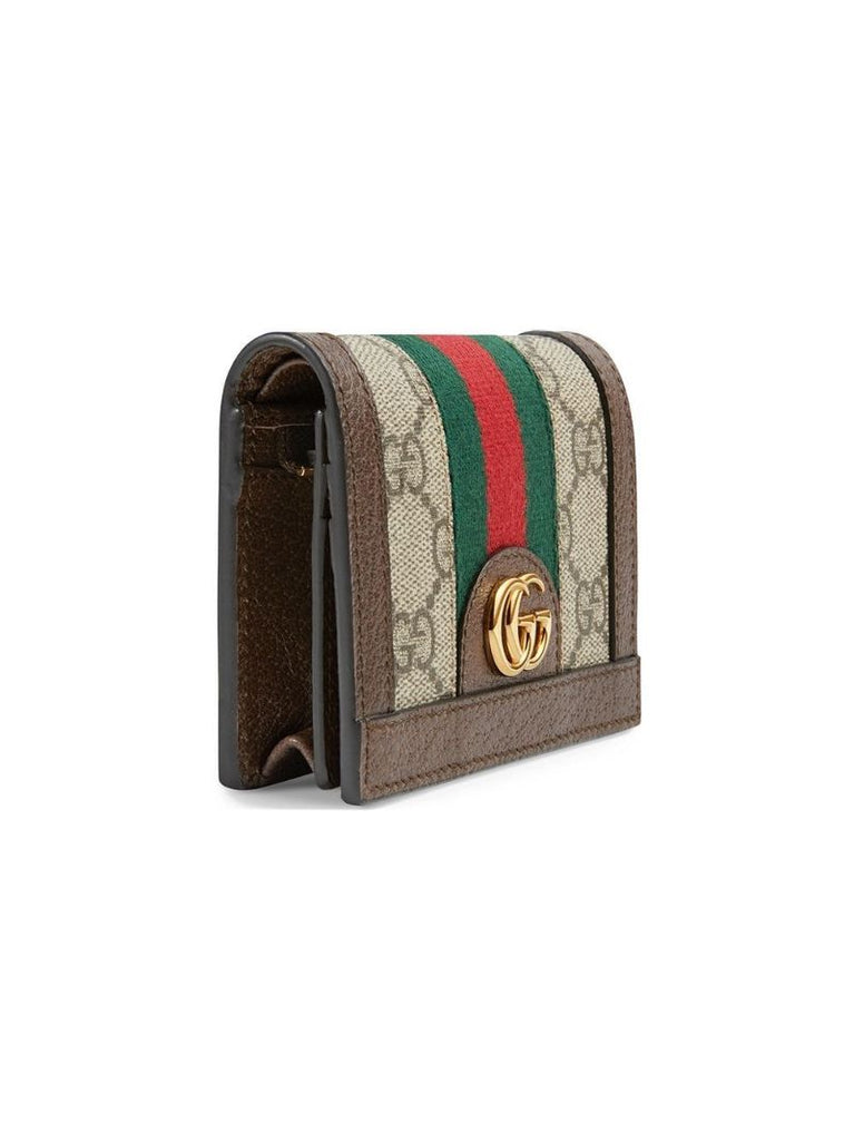 Brown Ophidia Gg Supreme Wallet
