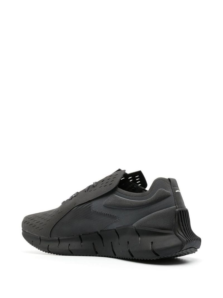 X Maison Margiela Black Zig 3d Storm Low-top Sneakers