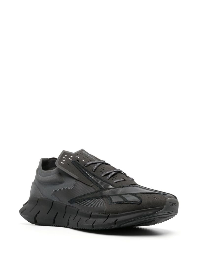 X Maison Margiela Black Zig 3d Storm Low-top Sneakers
