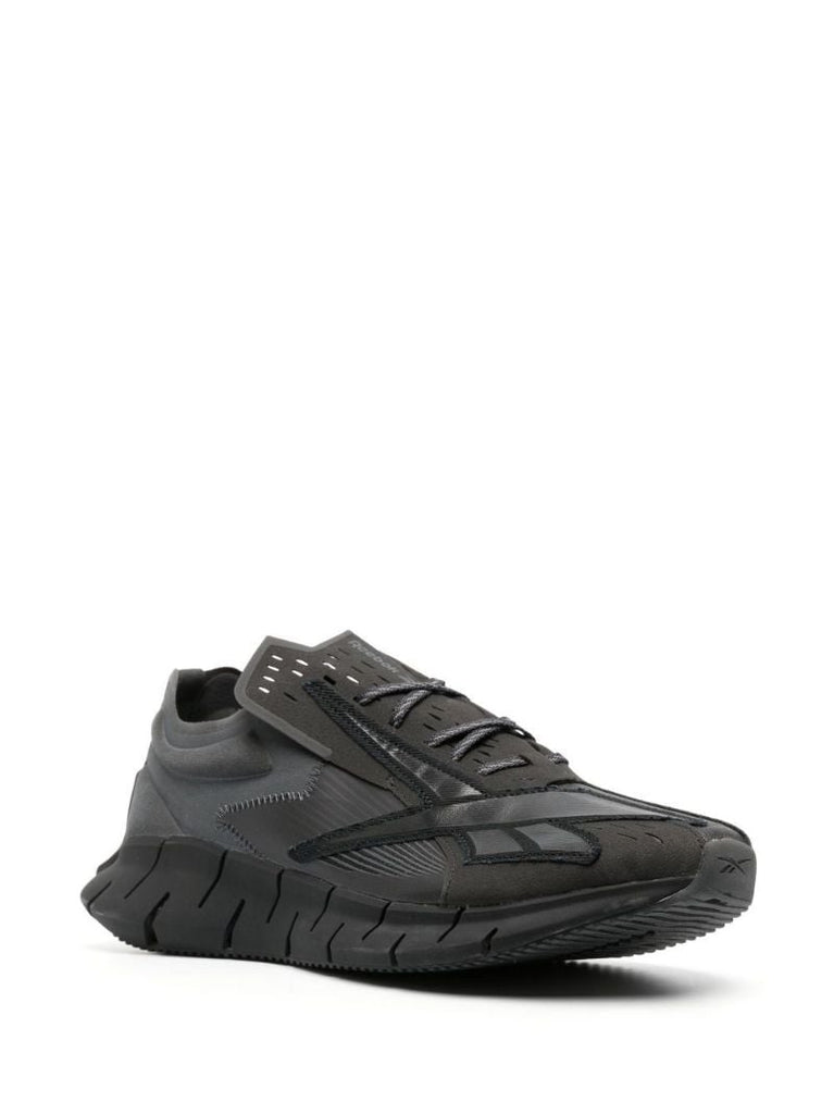 X Maison Margiela Black Zig 3d Storm Low-top Sneakers