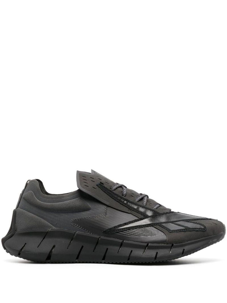 X Maison Margiela Black Zig 3d Storm Low-top Sneakers