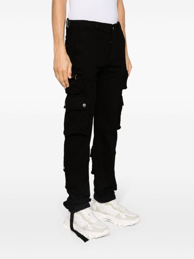 Black Skinny Cargo Jeans