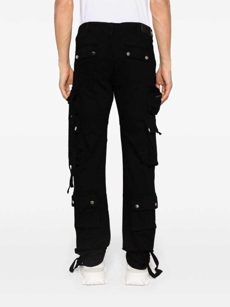 Black Skinny Cargo Jeans