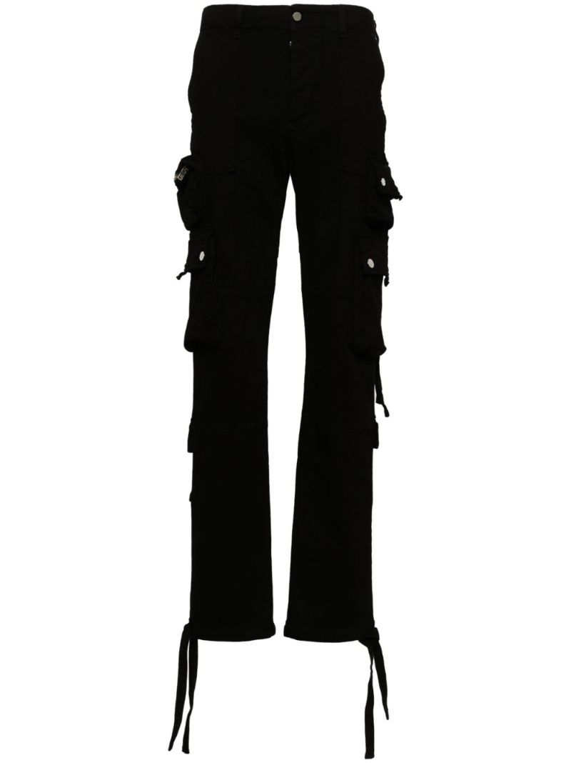 Black Skinny Cargo Jeans