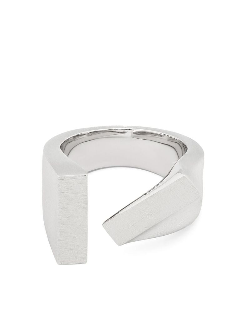 Sterling Silver Tilt Ring