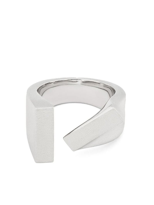 Sterling Silver Tilt Ring