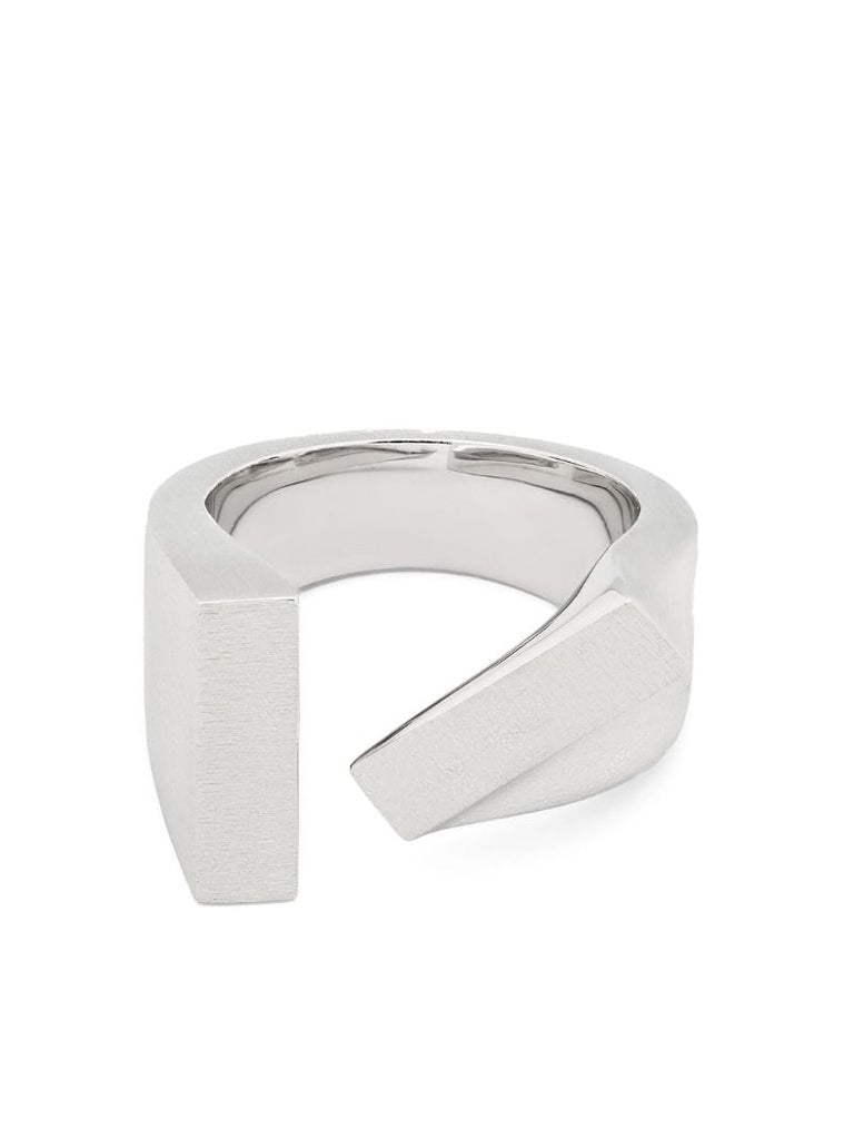 Sterling Silver Tilt Ring