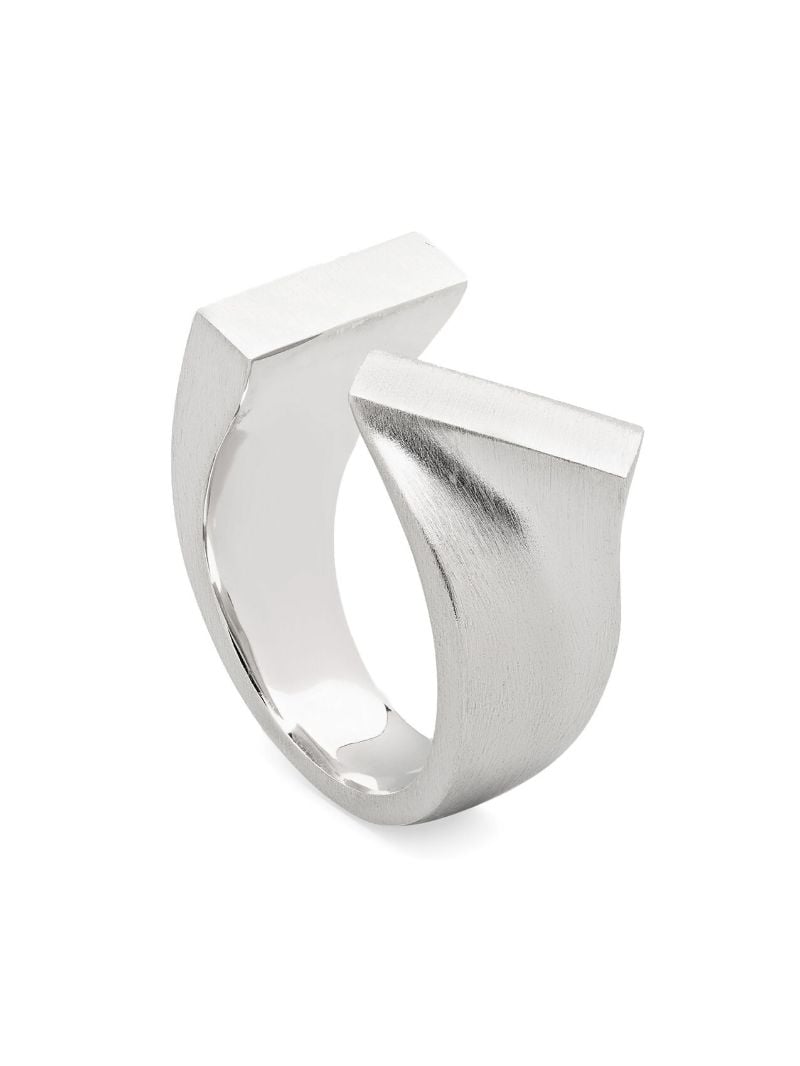Sterling Silver Tilt Ring