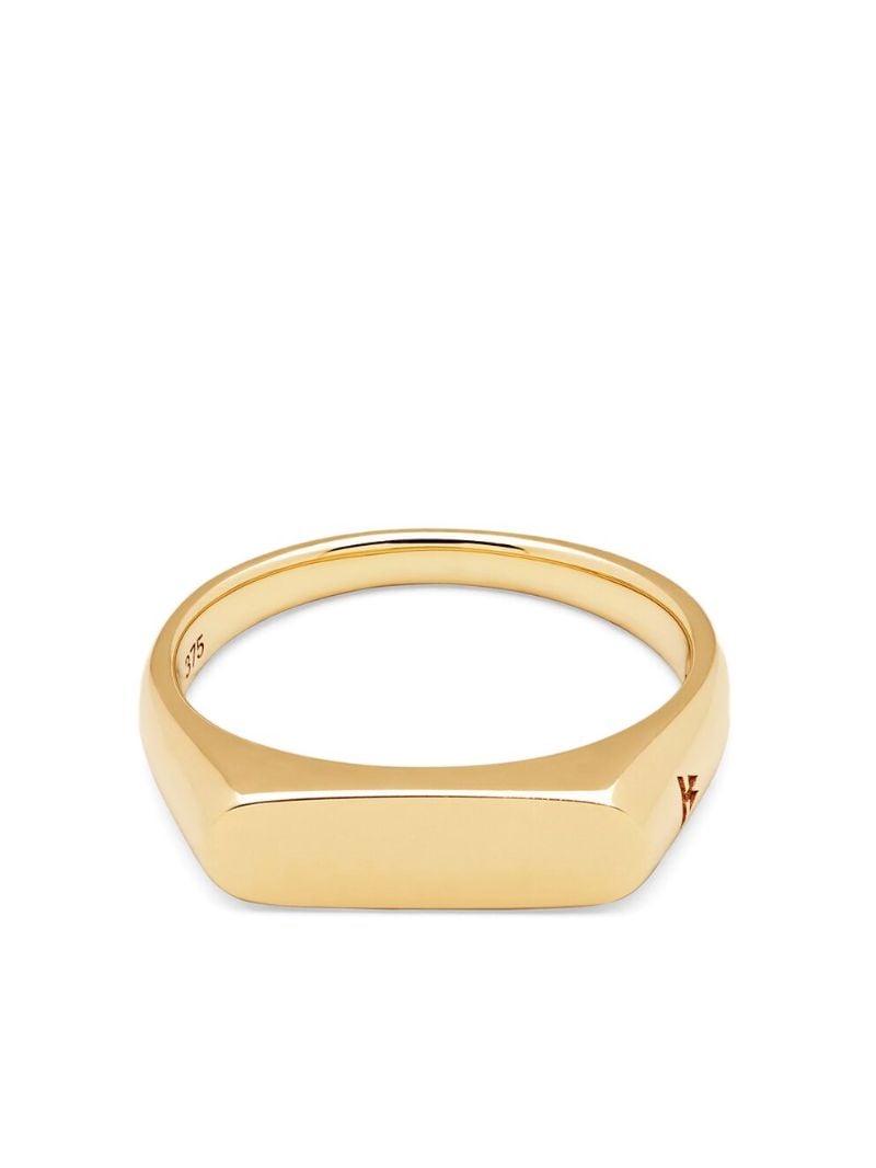 9k Yellow Gold Knut Ring