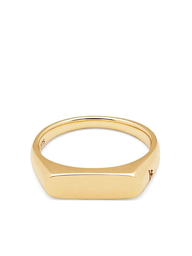 9k Yellow Gold Knut Ring