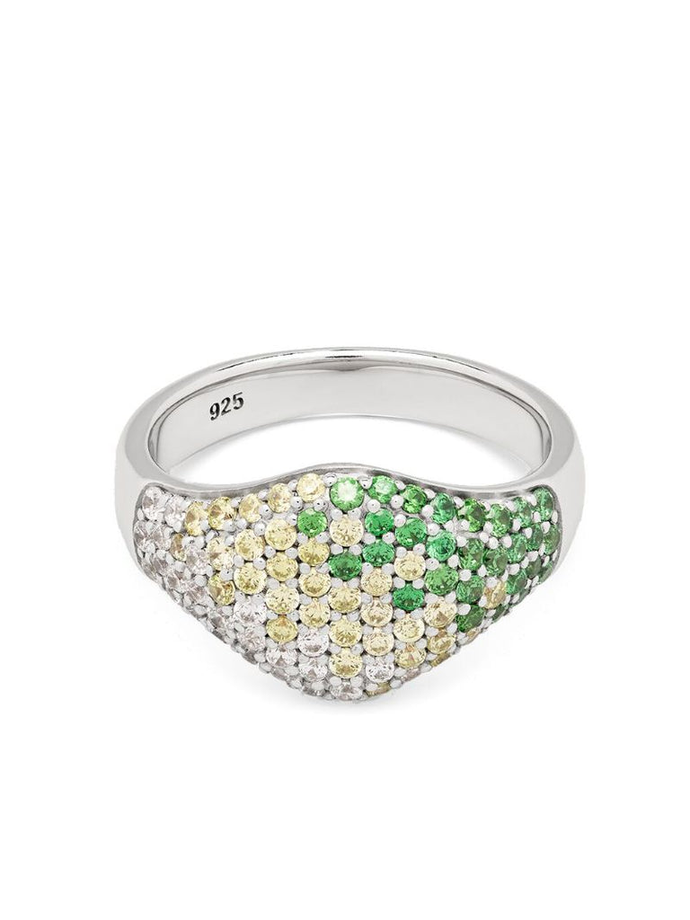 Sterling Silver Cocktail Diamond Ring