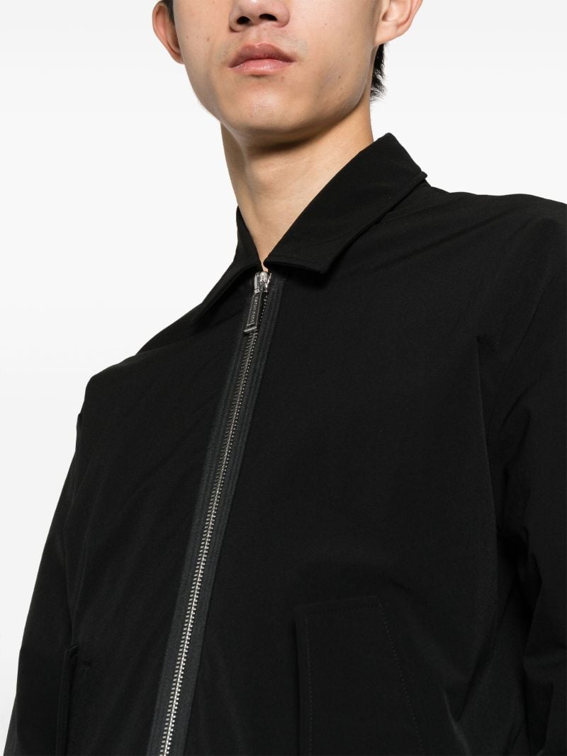Black Padded Bomber Jacket