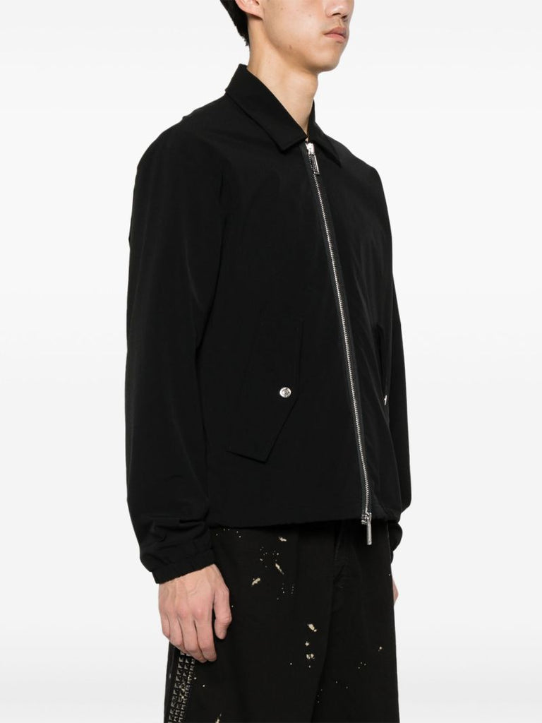 Black Padded Bomber Jacket