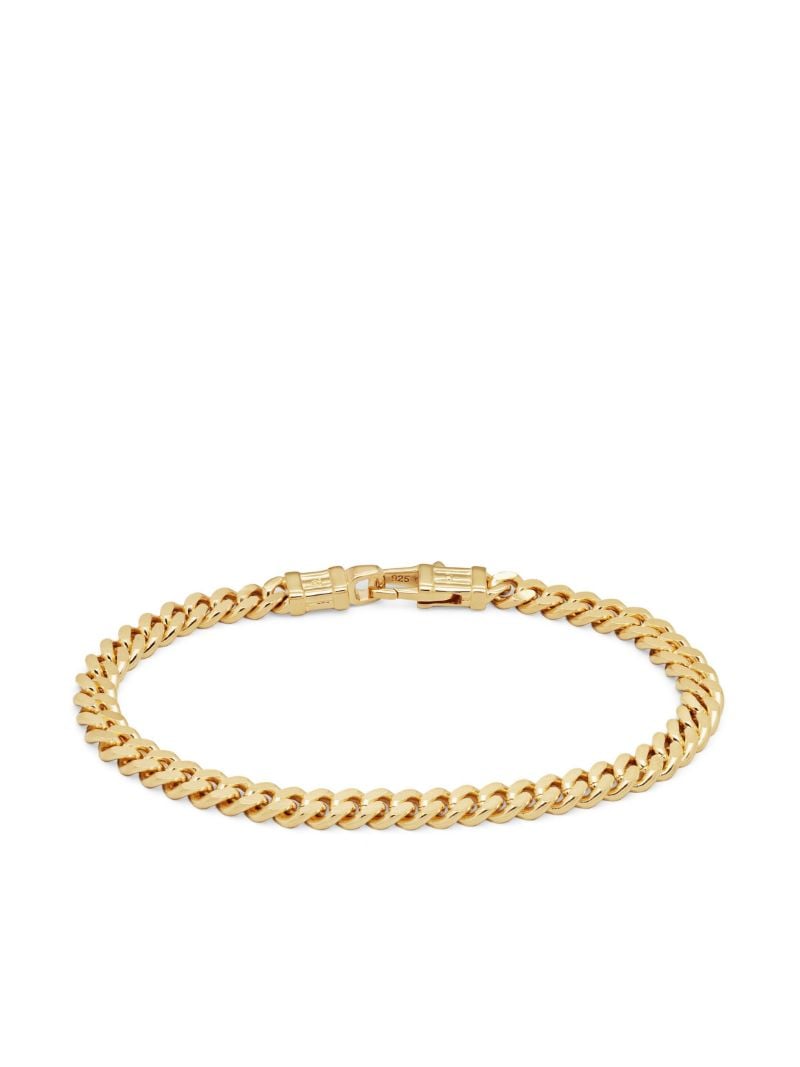 18k Gold Plated Curb Bracelet