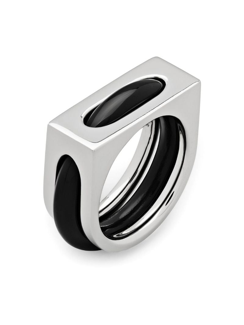 Sterling Silver Cage Ring