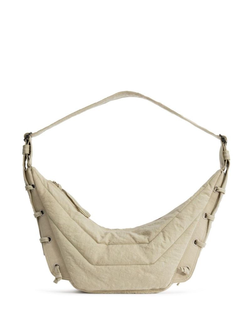 Neutral Small Soft Game Shoulder Bag