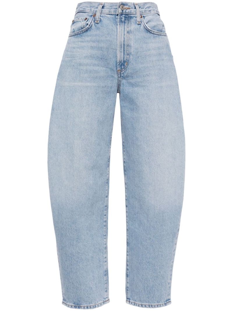 Blue High-rise Balloon Jeans