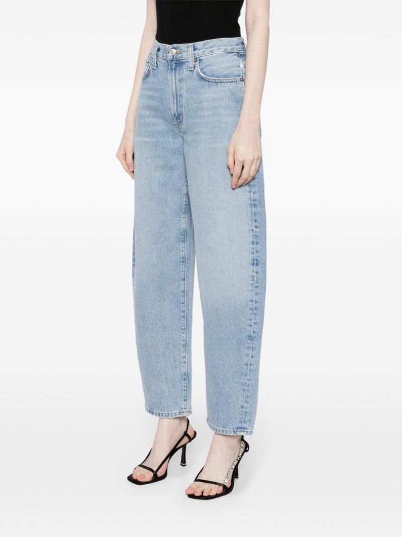 Blue High-rise Balloon Jeans