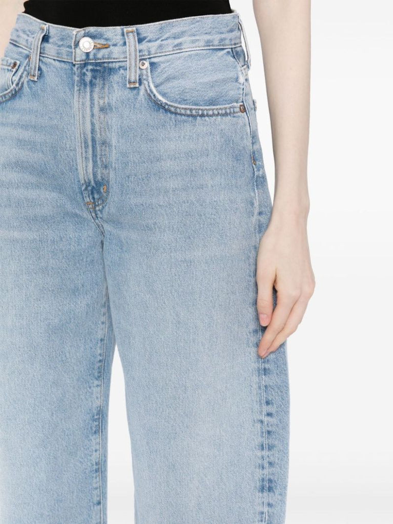 Blue High-rise Balloon Jeans