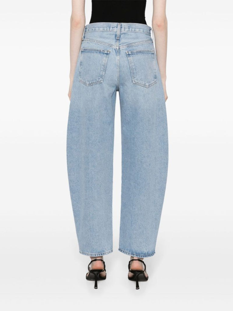 Blue High-rise Balloon Jeans