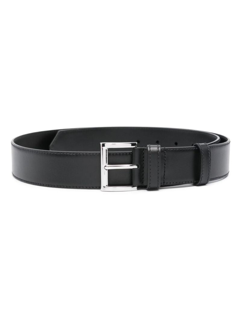 Triangle-logo Leather Belt