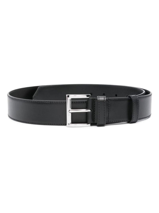 Triangle-logo Leather Belt