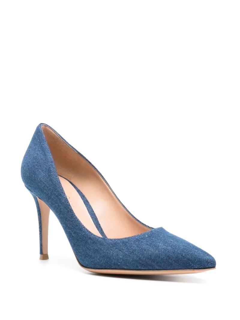 85mm Denim Pumps