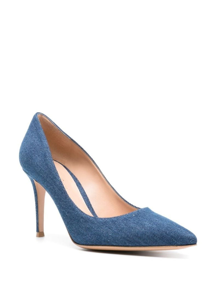 85mm Denim Pumps