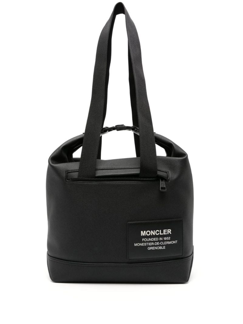 Black Nakoa Logo-patch Tote Bag