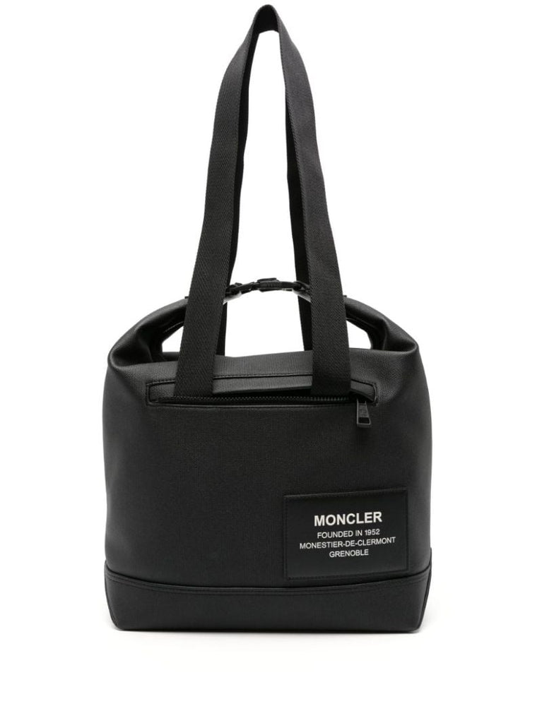 Black Nakoa Logo-patch Tote Bag