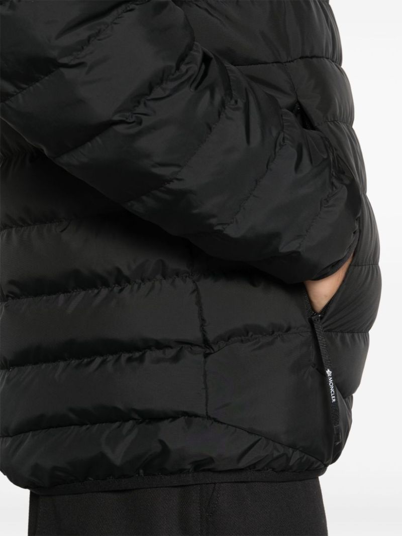 Black Ponset Down Reversible Jacket