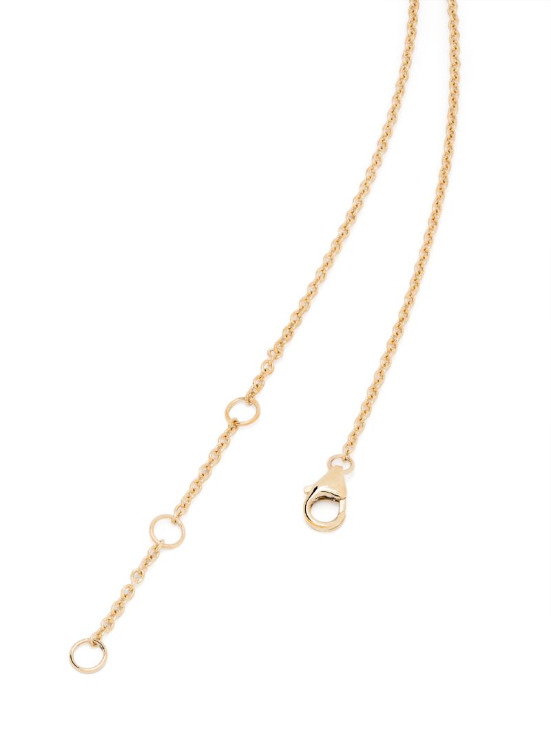 9k Yellow Gold Crab Pendant Diamond Necklace