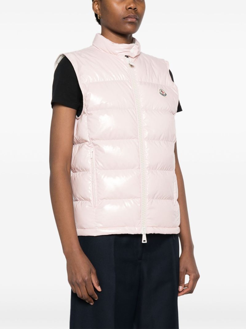 Pink Alcibia Padded Gillet