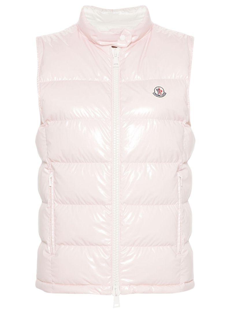 Pink Alcibia Padded Gillet