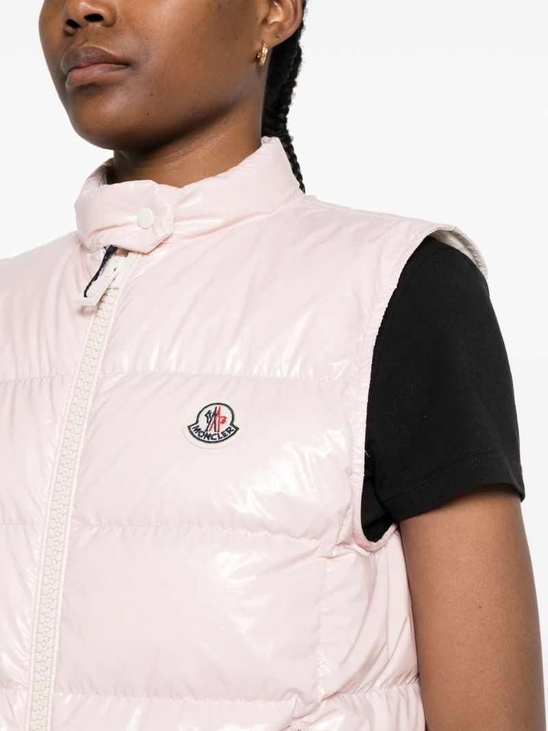 Pink Alcibia Padded Gillet