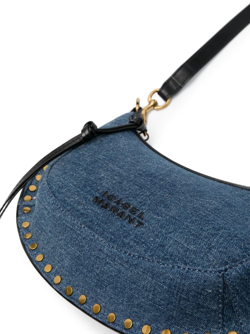 Blue Oskan Moon Denim Shoulder Bag