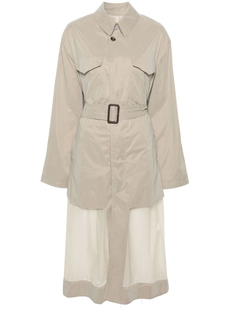 Neutral DÃ_x0083_Â©cortiquÃ_x0083_Â© Reversible Trench Coat