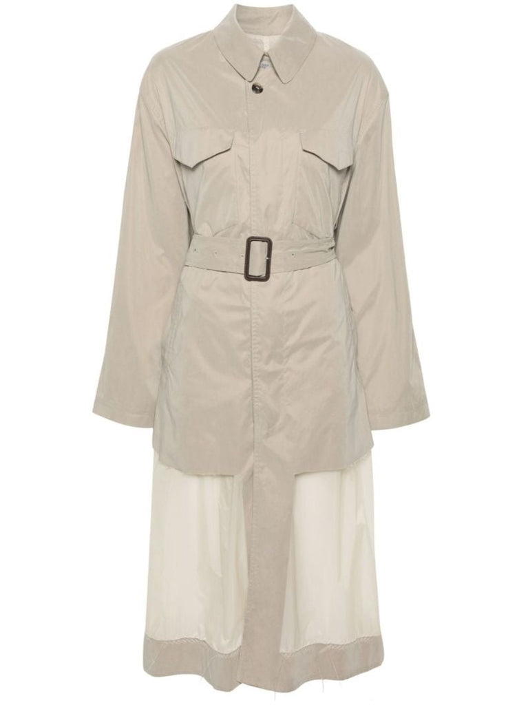 Neutral DÃ_x0083_Â©cortiquÃ_x0083_Â© Reversible Trench Coat