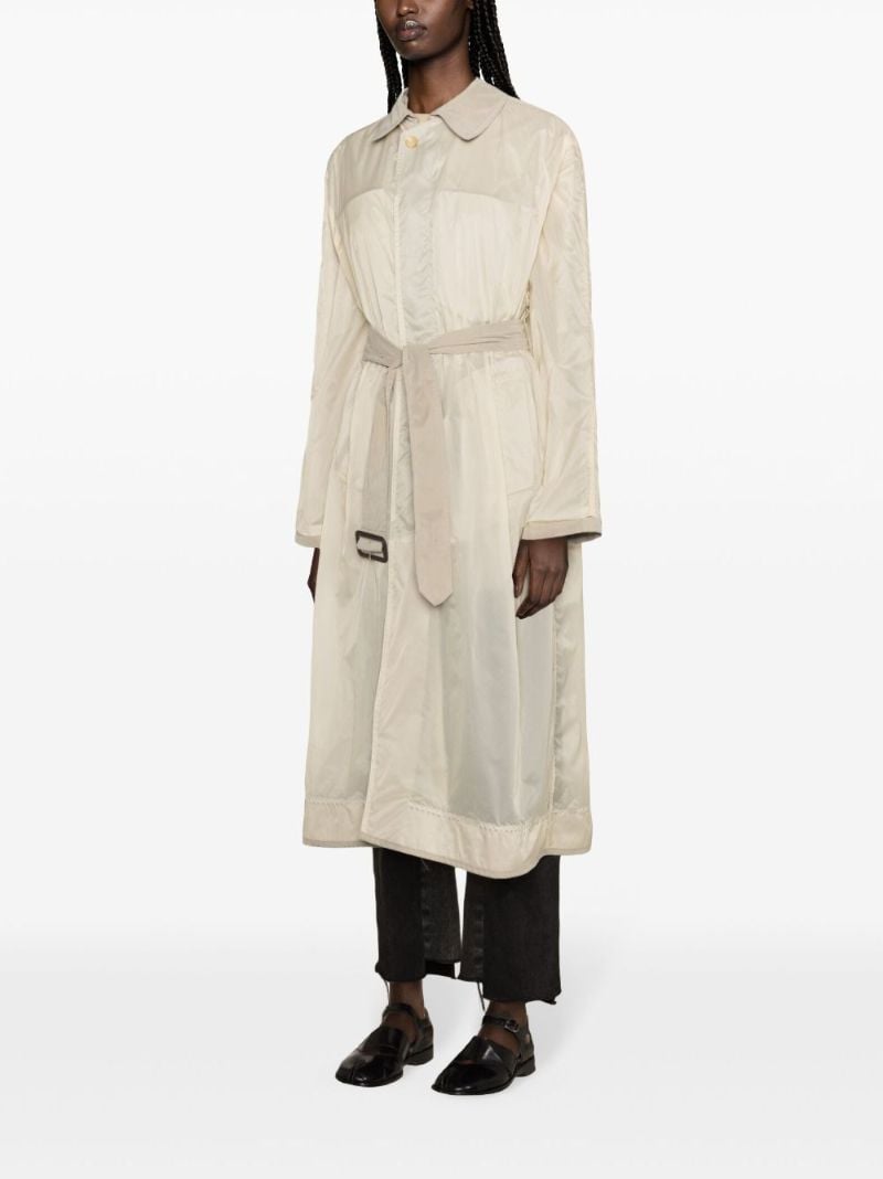 Neutral DÃ_x0083_Â©cortiquÃ_x0083_Â© Reversible Trench Coat