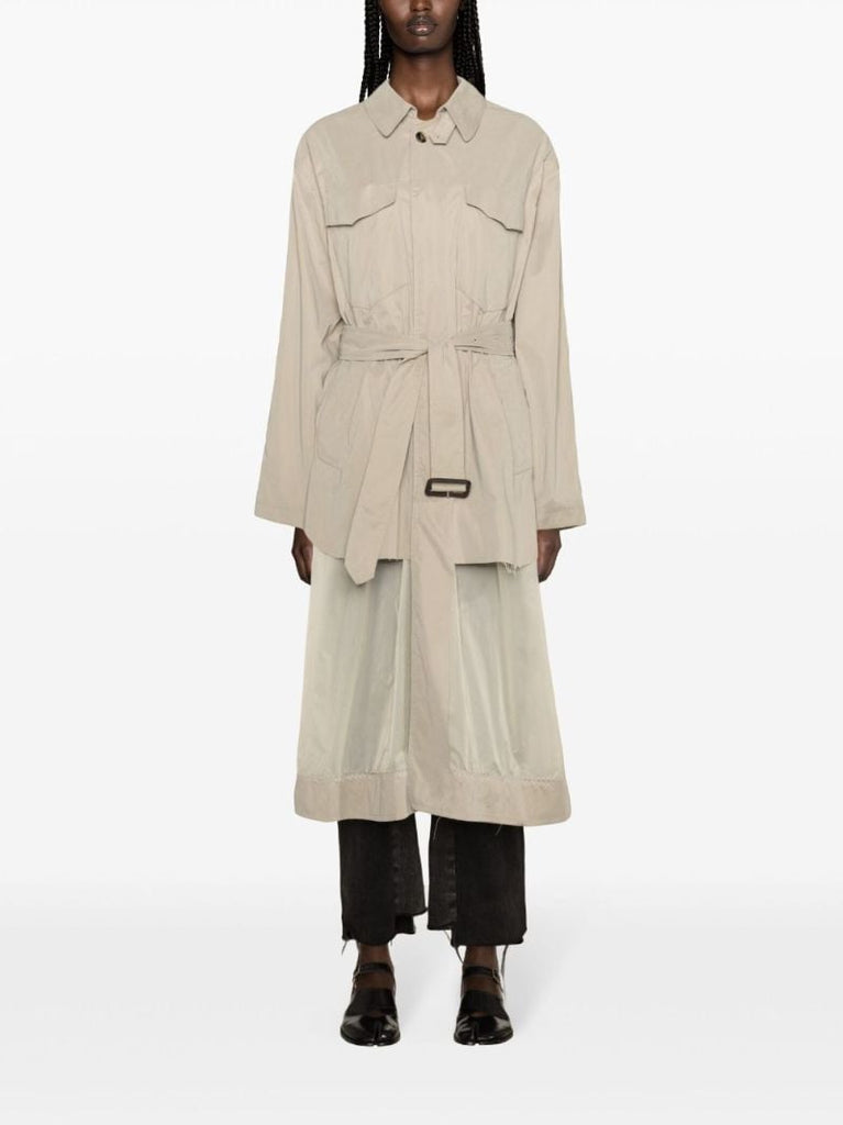 Neutral DÃ_x0083_Â©cortiquÃ_x0083_Â© Reversible Trench Coat