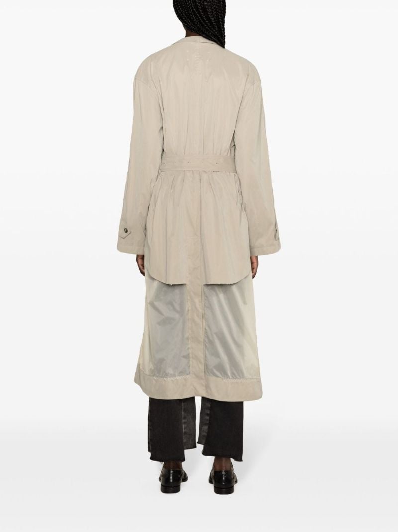 Neutral DÃ_x0083_Â©cortiquÃ_x0083_Â© Reversible Trench Coat