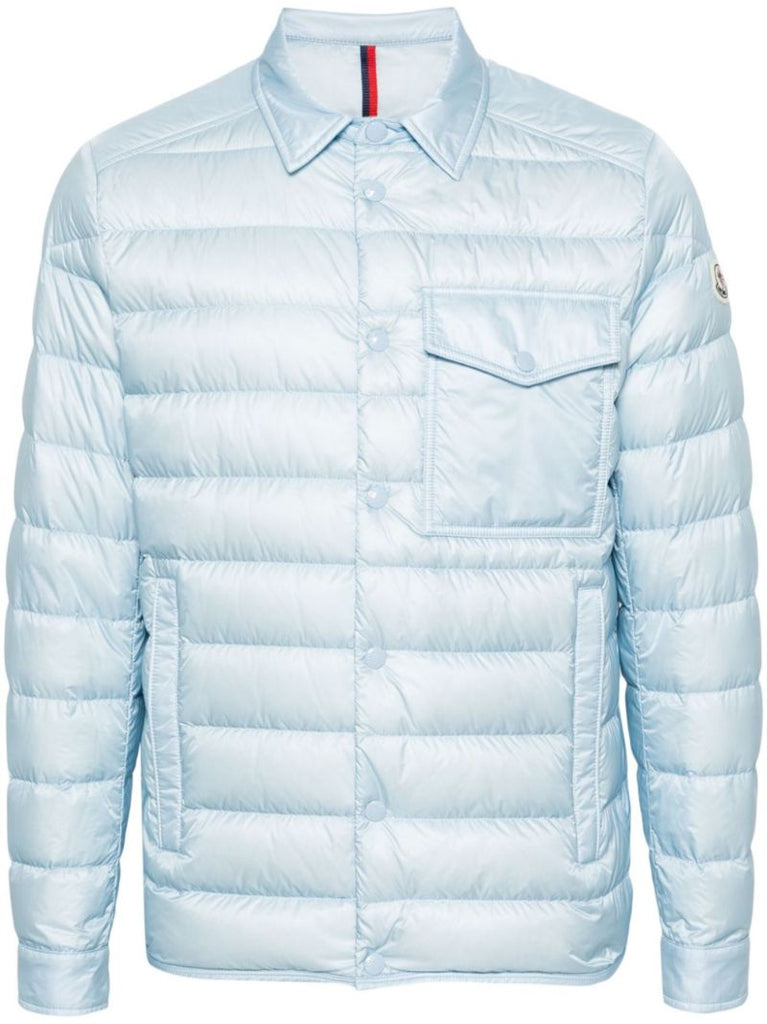 Blue Tenibres Feather-down Shirt Jacket