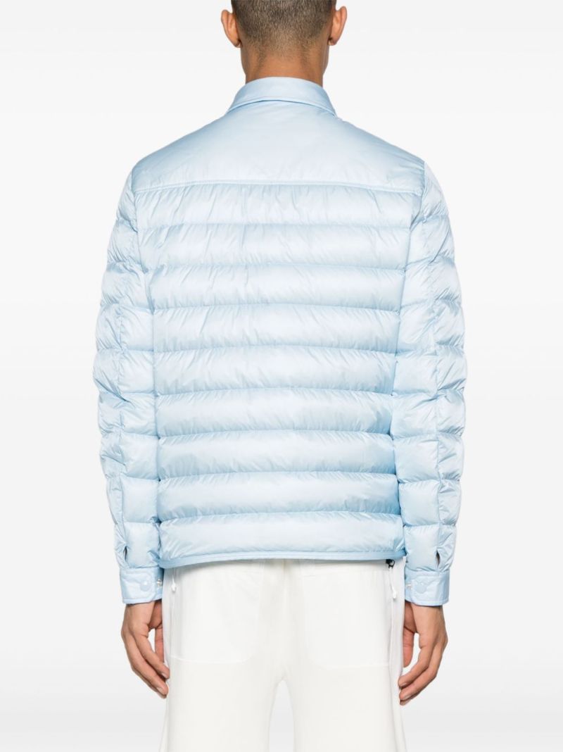 Blue Tenibres Feather-down Shirt Jacket