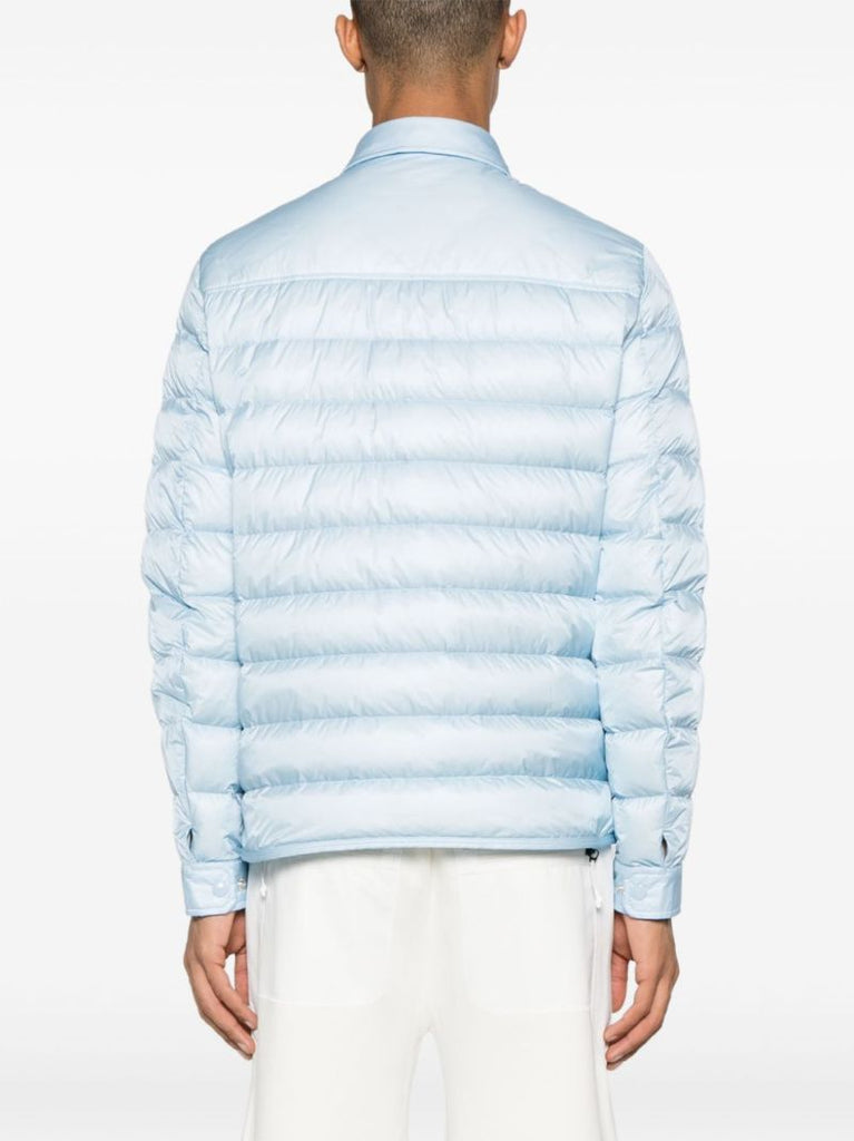 Blue Tenibres Feather-down Shirt Jacket
