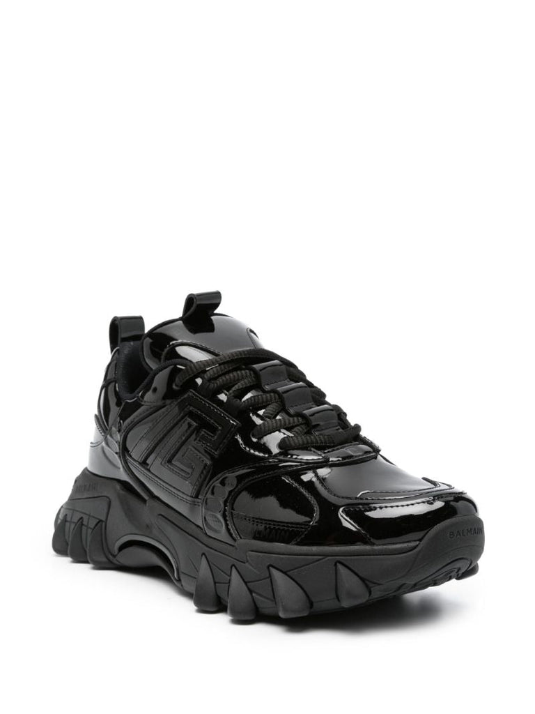 Black B-east Pb Leather Sneakers